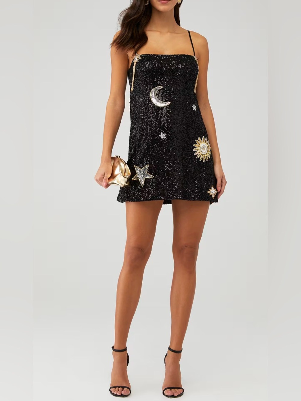 Eastnwest Sequin Star Mini Dress
